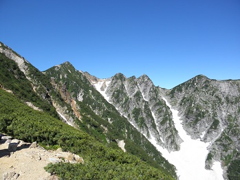 不帰の嶮、唐松岳 2日目_d0032405_21262599.jpg