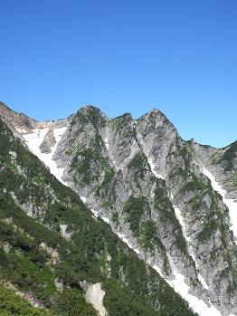 不帰の嶮、唐松岳 2日目_d0032405_21264030.jpg