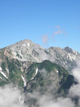 不帰の嶮、唐松岳 2日目_d0032405_2127117.jpg