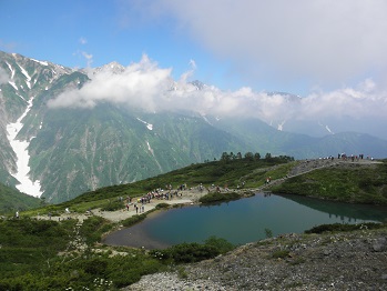 不帰の嶮、唐松岳 2日目_d0032405_21285250.jpg