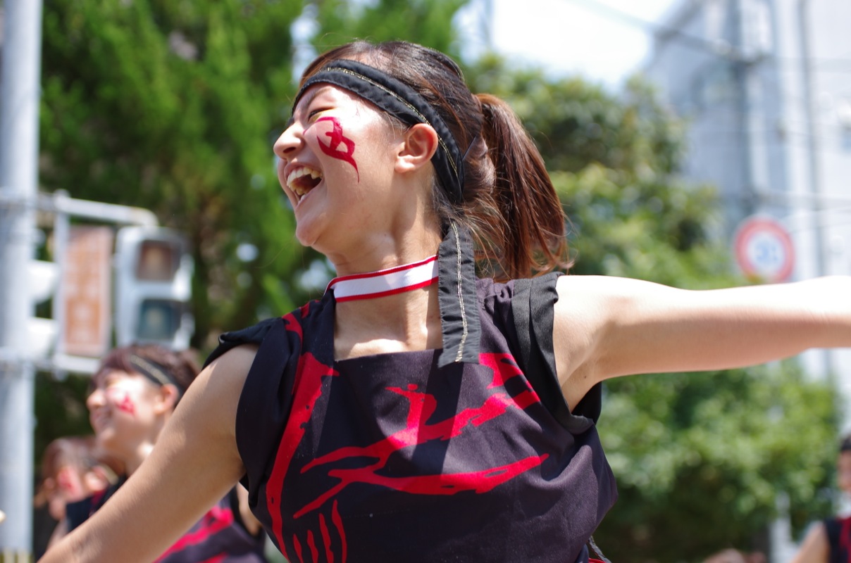 高知よさこい２０１５本番二日目その８（早稲田大学“踊り侍”）_a0009554_21414179.jpg