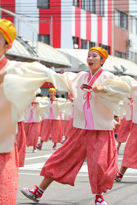 第62回よさこい祭り 本番1日目 上町よさこい鳴子連 その2_a0077663_18164527.jpg