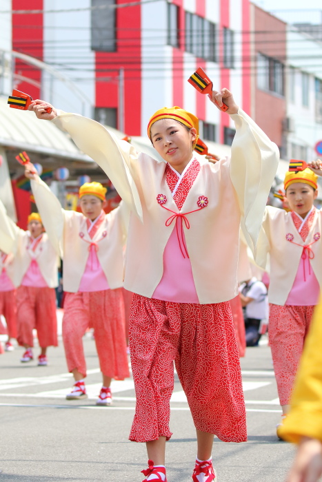 第62回よさこい祭り 本番1日目 上町よさこい鳴子連 その2_a0077663_18164792.jpg