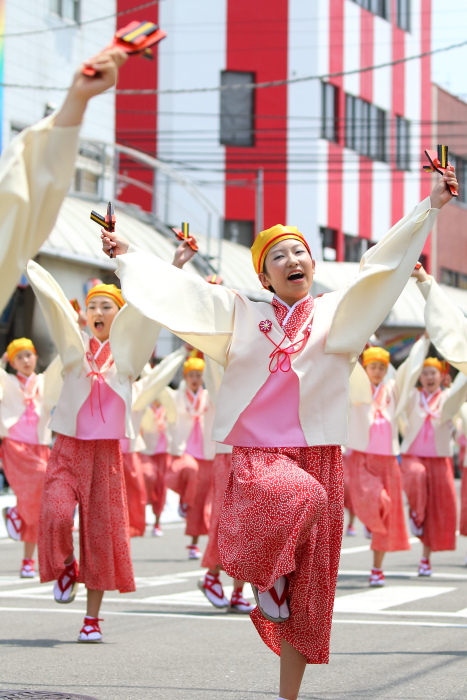 第62回よさこい祭り 本番1日目 上町よさこい鳴子連 その2_a0077663_18165184.jpg