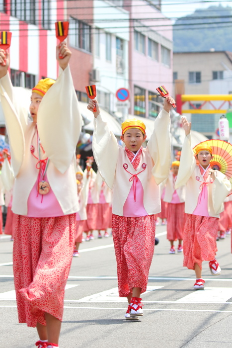 第62回よさこい祭り 本番1日目 上町よさこい鳴子連 その3_a0077663_18201662.jpg
