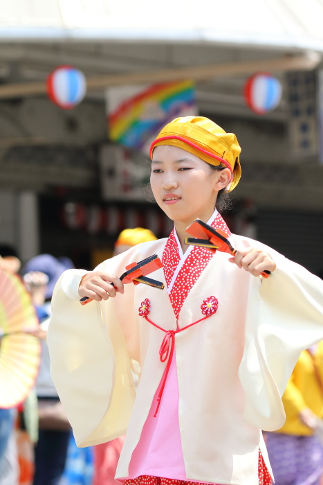第62回よさこい祭り 本番1日目 上町よさこい鳴子連 その3_a0077663_18202385.jpg