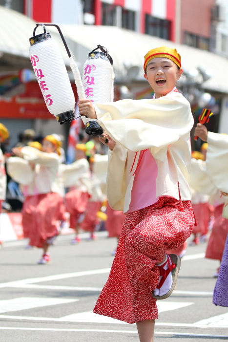 第62回よさこい祭り 本番1日目 上町よさこい鳴子連 その3_a0077663_18202533.jpg