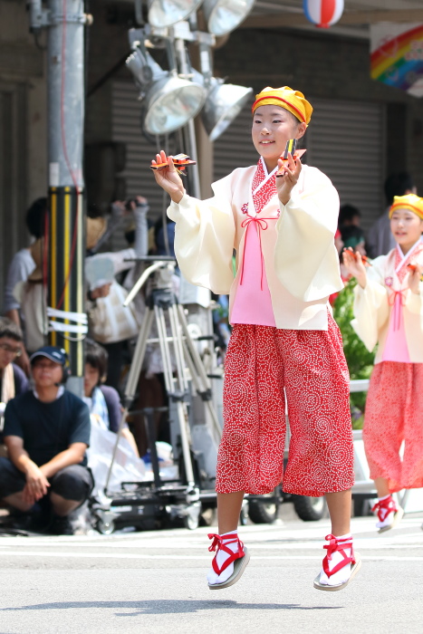 第62回よさこい祭り 本番1日目 上町よさこい鳴子連 その3_a0077663_18202936.jpg