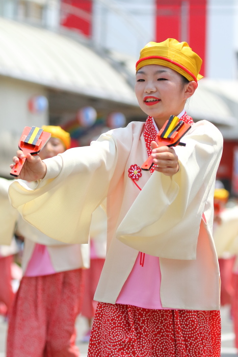 第62回よさこい祭り 本番1日目 上町よさこい鳴子連 その3_a0077663_18203144.jpg
