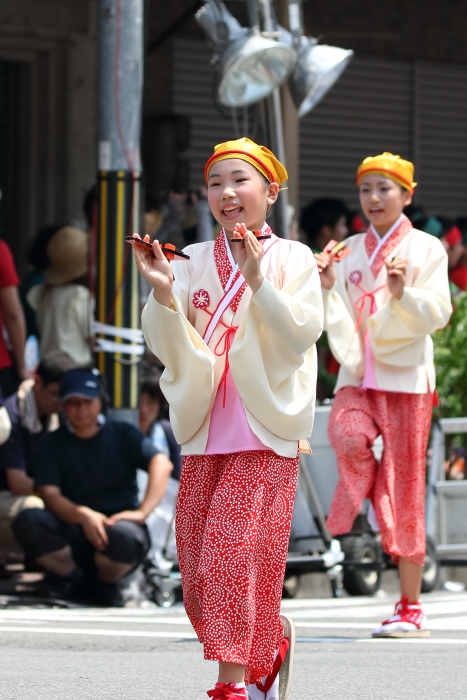 第62回よさこい祭り 本番1日目 上町よさこい鳴子連 その3_a0077663_18203832.jpg