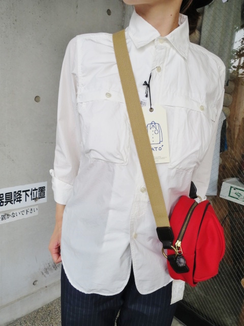 Kato ・・・ WHITE PinOxford WORK SHIRTS!★!_d0152280_0271151.jpg