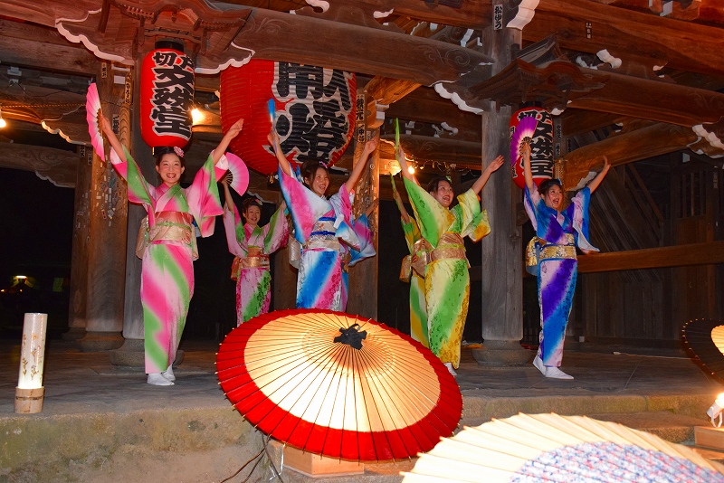 傘の舞（夏祭りイベント；天橋立）20150801_e0237645_21272865.jpg