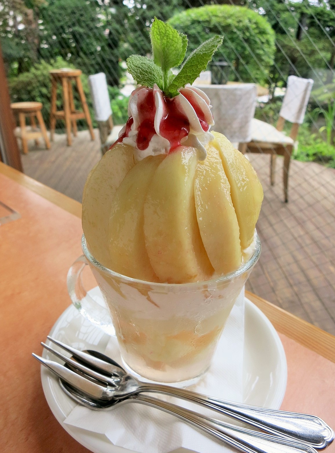 桃パスタ&桃パフェの季節☆Cafe Dining Crescent-クレッセント-_f0236260_22485685.jpg