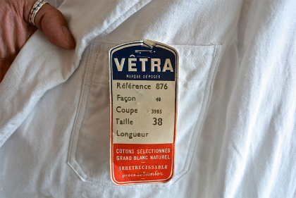 Vetra 50\'s French white double breasted jacket dead stock_f0226051_1401960.jpg