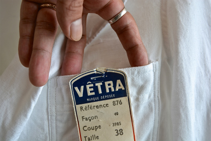 Vetra 50\'s French white double breasted jacket dead stock_f0226051_1422677.jpg
