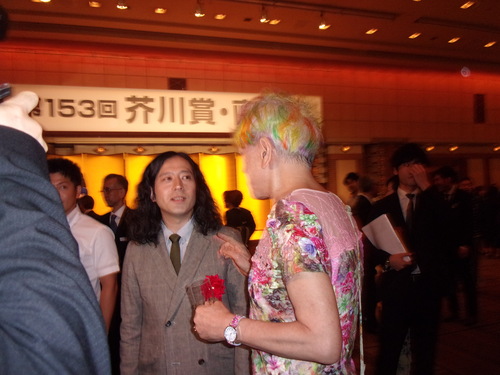 今夕は、第153回芥川賞・直木賞の贈呈式・祝賀パーティーへ・・・。_c0198869_22421988.jpg