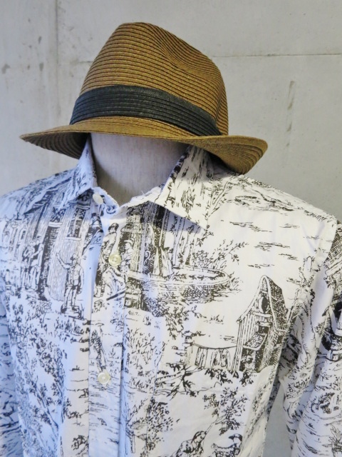 秋口に差を付けましょう。。。粋な大人の総柄シャツ・其の② By Universal Works_d0152280_15575762.jpg