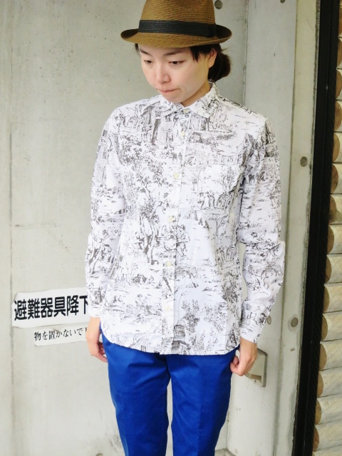 秋口に差を付けましょう。。。粋な大人の総柄シャツ・其の② By Universal Works_d0152280_1559230.jpg