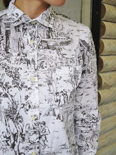 秋口に差を付けましょう。。。粋な大人の総柄シャツ・其の② By Universal Works_d0152280_15593627.jpg
