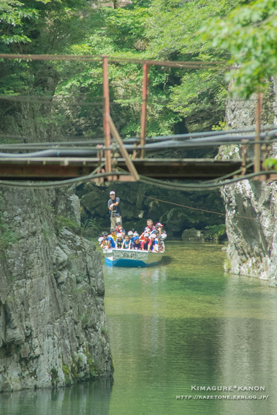 三段峡トレッキング③**秘境を渡る舟から見えたものは・・・_b0197639_23244297.jpg