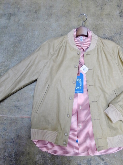 今時期に。。。Kato PIN STRIPE TEE Pocket B/D SHIRTS・その②!!_d0152280_1295534.jpg