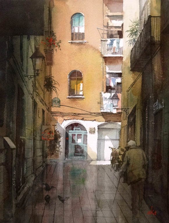 「あれから」　　バルセロナ旧市街_f0253789_19330109.jpg
