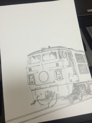 久しぶりに鉄道イラスト 手描きイラストハンドメイド ゆずの木の雑感 久しぶりに鉄道イラスト 手描きイラストハンドメイド ゆずの木の雑感