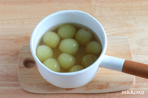 ☆お菓子レシピ☆ 葡萄の白ワインコンポート : marimo cafe