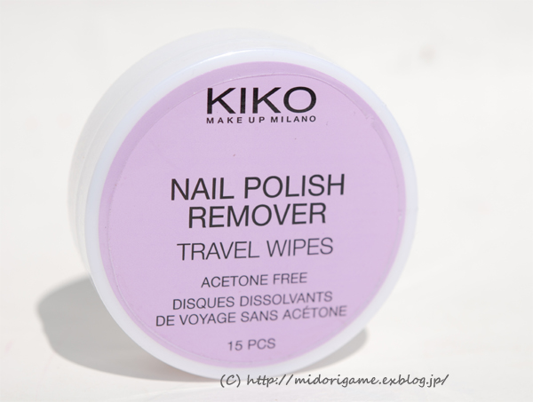 KIKO 「Nail Polish Remover」_a0027862_21475432.jpg