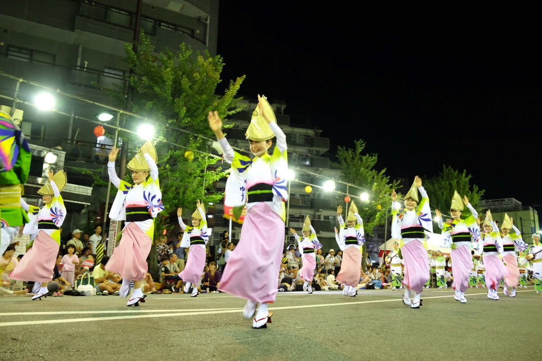 第31回　南越谷阿波踊り　＜１３＞　地元　「ゆうゆう連」　２０１５・０８・２２_e0143883_16524929.jpg