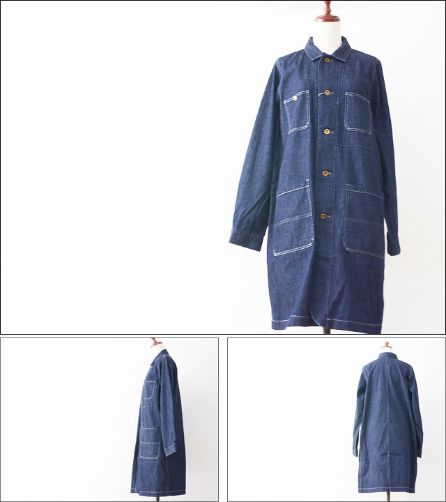 Le Melange [ル・メランジュ] 8.11OZ DENIM COAT [6543901] LADY\'S_f0051306_12570203.jpg