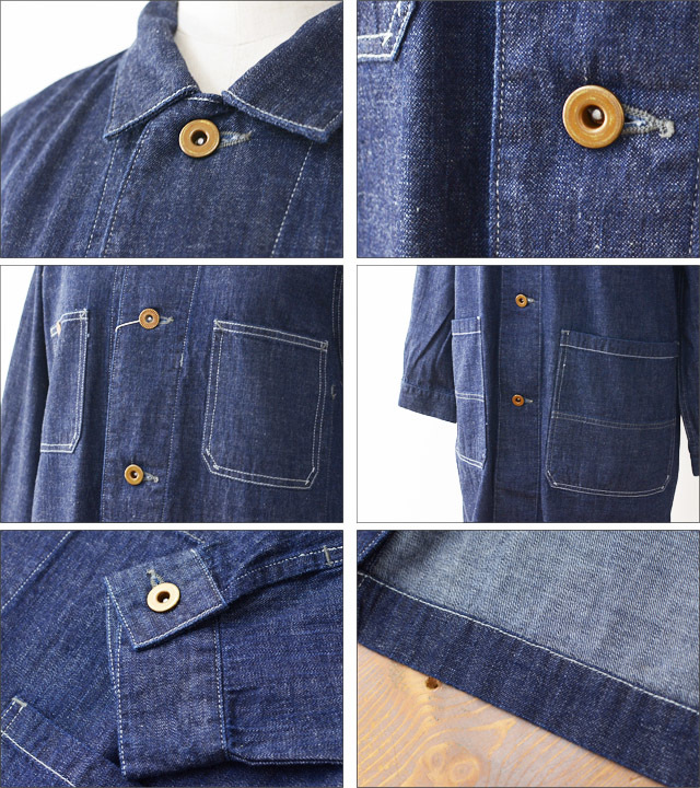 Le Melange [ル・メランジュ] 8.11OZ DENIM COAT [6543901] LADY\'S_f0051306_12570206.jpg