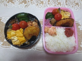 ８月２７日と２８日のお弁当_f0248616_08550124.jpg