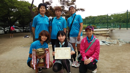 男女ソフトテニスアベック優勝！第３６回西多摩地区ソフトテニス大会_f0059321_512184.jpg