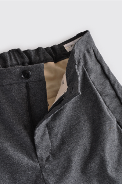 STILL BY HAND　Moleskin 1-Tuck Tapered Pants (Gray)_d0120442_135099.png