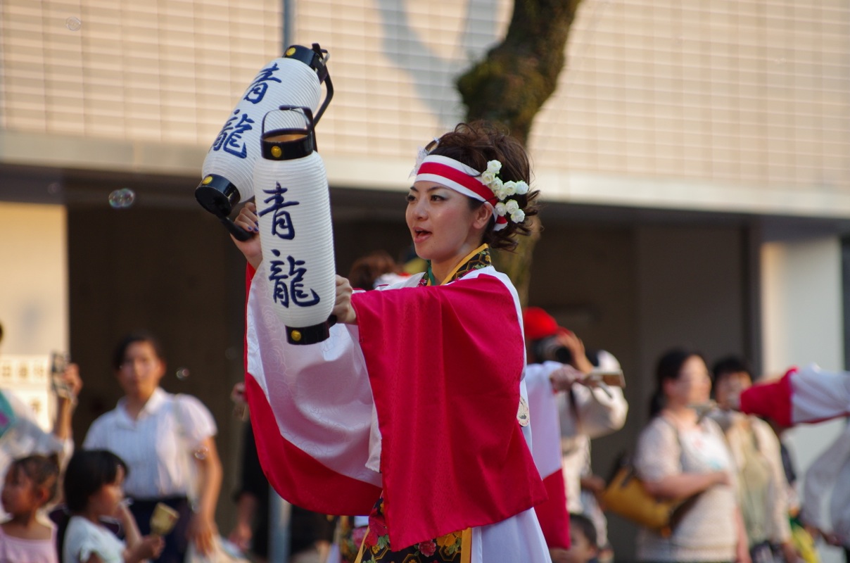 高知よさこい２０１５本番二日目その４２（総合クラブとさ「青龍」）_a0009554_1926060.jpg