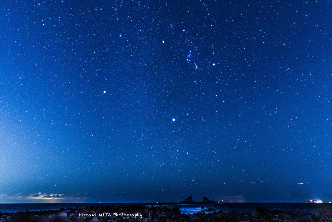 名勝三ツ石と冬の星たち 3_d0040267_1436316.jpg