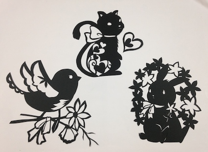 ユニーク切り 絵 かわいい 図案 イラスト画像