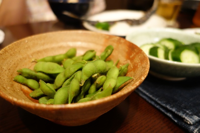 秋刀魚と枝豆と麦茶と。_f0336074_22151273.jpg