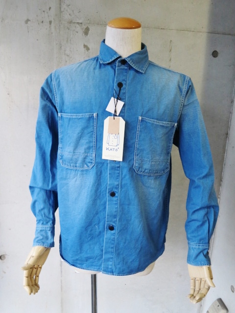 人気モデルの後継モデル!? Kato ・・・ DENIM SHIRTS JACKET!★!_d0152280_18513198.jpg