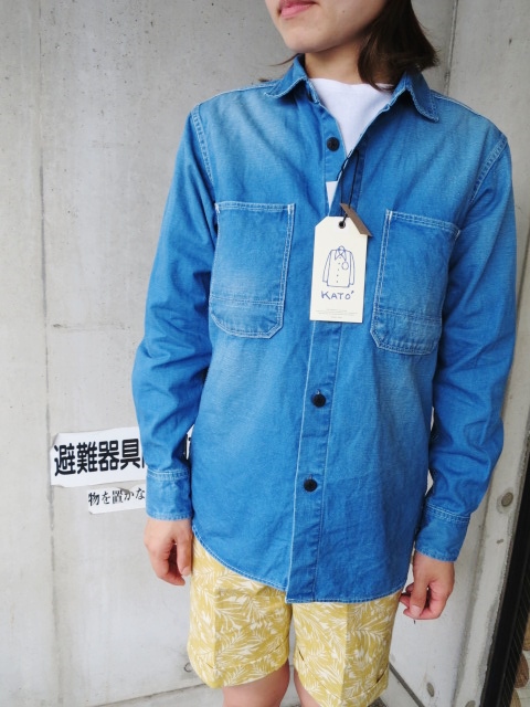 人気モデルの後継モデル!? Kato ・・・ DENIM SHIRTS JACKET!★!_d0152280_1854215.jpg