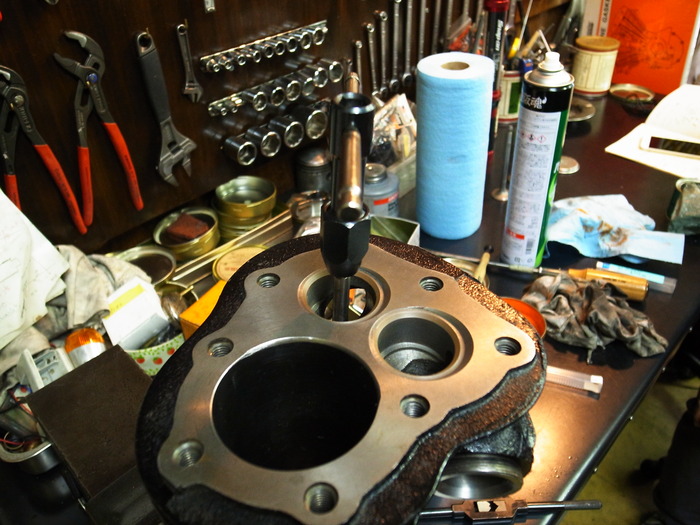 WL ENGINE バルブシートカット・すり合わせ : Vintage WL ENGINE バルブシートカット・すり合わせ : Vintage