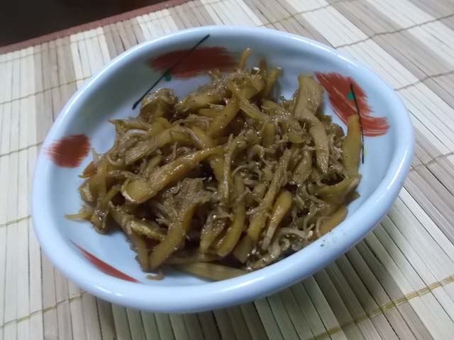 しょうがとしらすの佃煮 犬絵の抹茶椀 小町の日々の暮らし