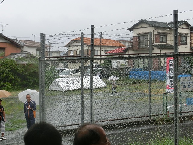 雨の中の防災訓練 我が家は大丈夫!「黄色いバンダナ」の掲示率は80.6%_f0141310_659589.jpg