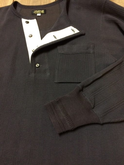 DAPPER\'S \"Classical Sideneck Henley L/S Tee\"_b0278148_12201106.jpg
