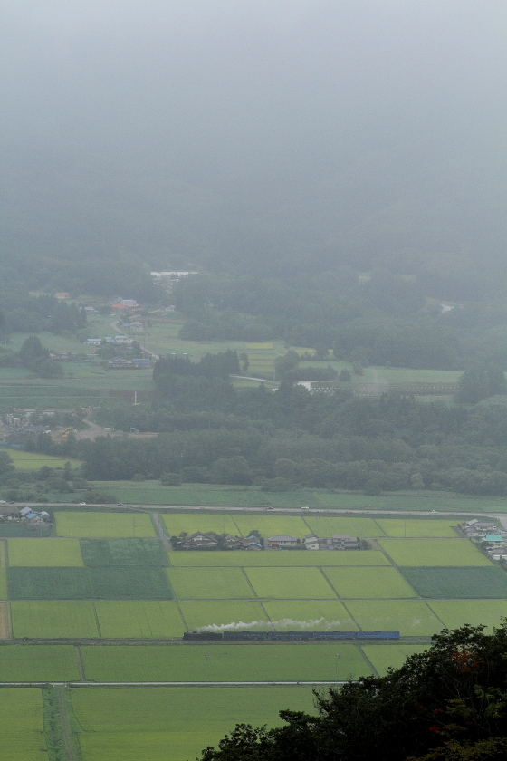 白く霞む稲田 - 2015年初秋・釜石線 - _b0190710_22143842.jpg