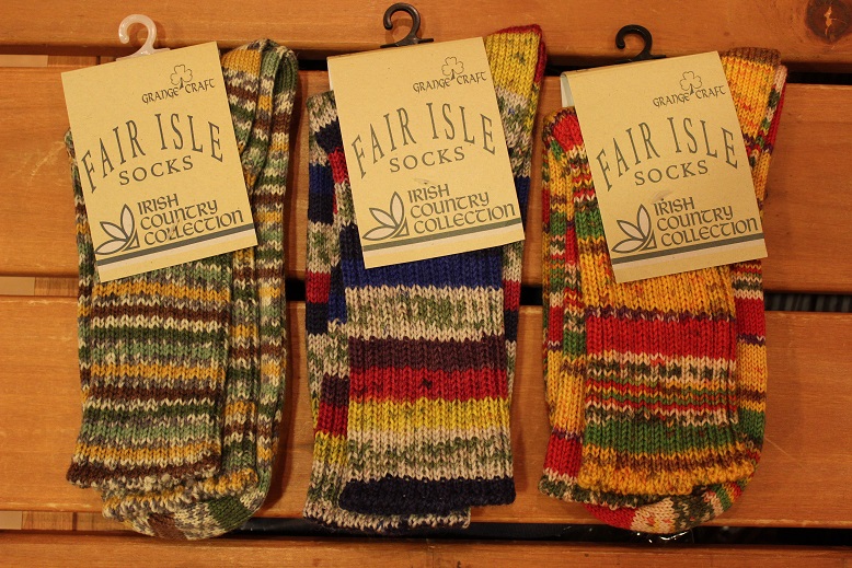 秋冬の定番ソックス「GRANGE CRAFT ~FAIR ISLE SOCKS~」_f0191324_9133637.jpg