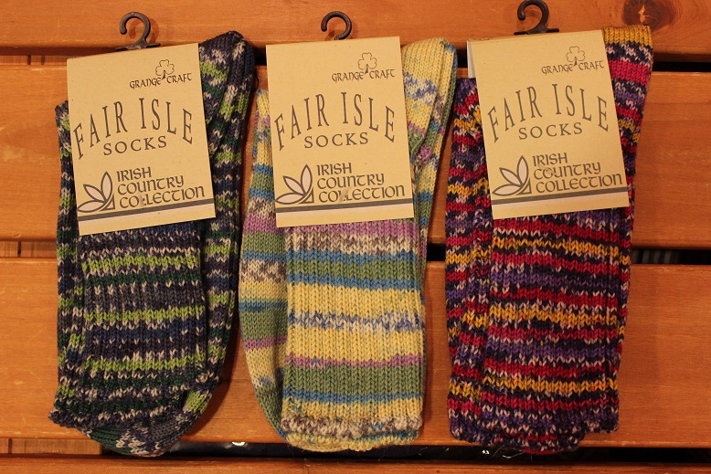 秋冬の定番ソックス「GRANGE CRAFT ~FAIR ISLE SOCKS~」_f0191324_9134362.jpg