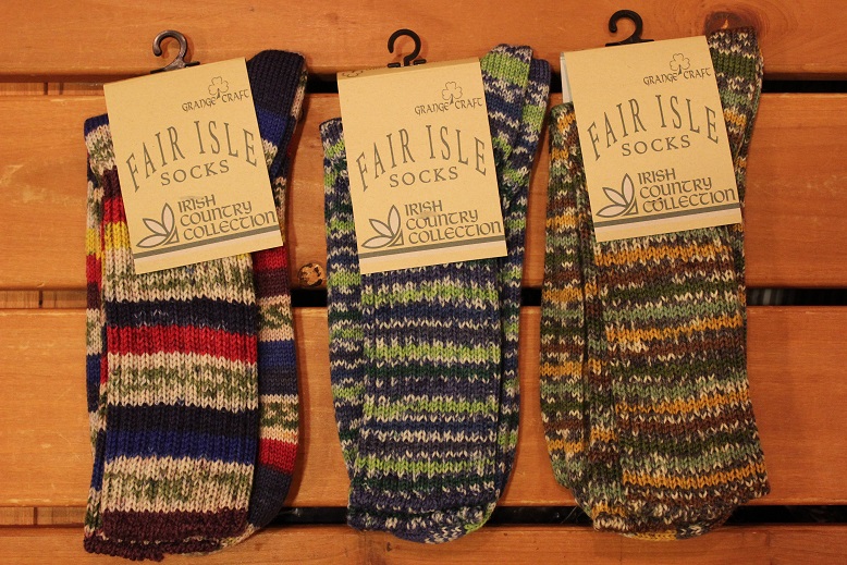秋冬の定番ソックス「GRANGE CRAFT ~FAIR ISLE SOCKS~」_f0191324_9141036.jpg