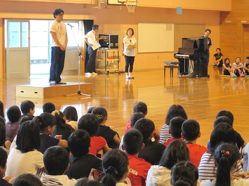 おとどけアート　星置東小学校×永田壮一郎「初日」_a0062127_221719100.jpg